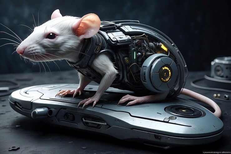 Photo il est cybernétique.