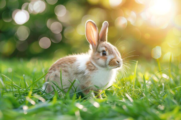 Photo il est mignon, ce lapin.