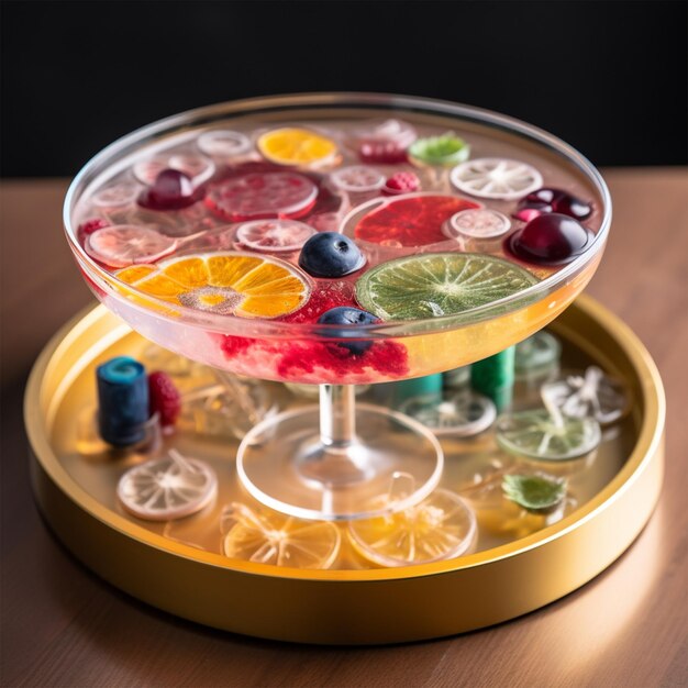 Il a remporté le prix de la science de la mixologie des cocktails.