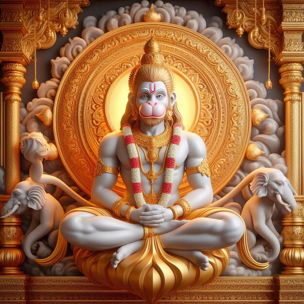 Photo il s'agit de hanuman jayanti.