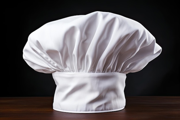 Photo il s'agit d'une photographie d'un chapeau de chef isolé sur fond blanc