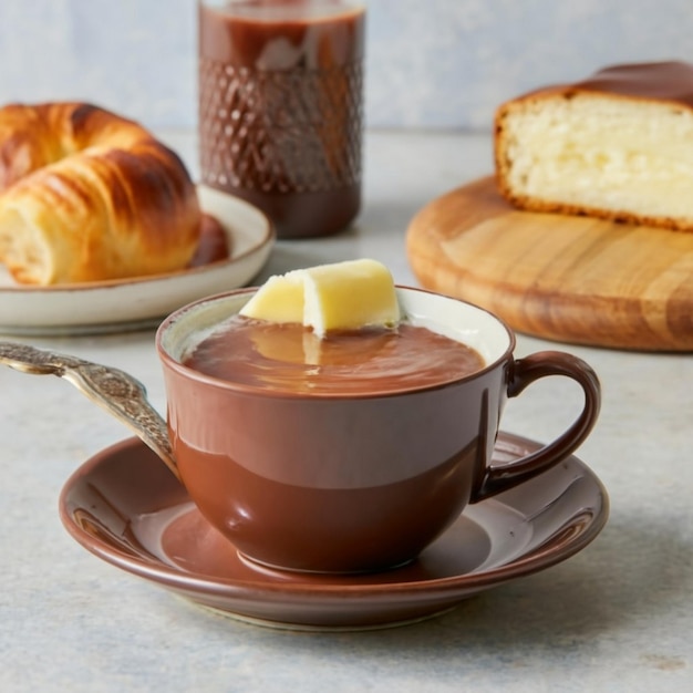 Photo il s'agit d'une tasse de chocolat colombienne.