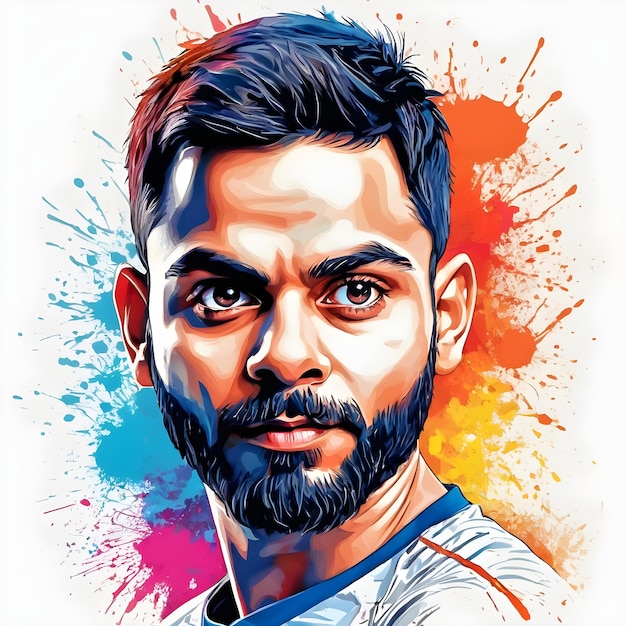 Photo il s'agit de virat kohli.