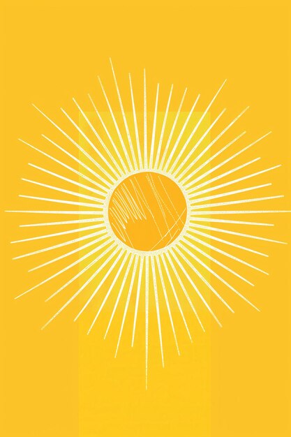 Il y a une affiche jaune avec une image d'une balle de tennis générative ai