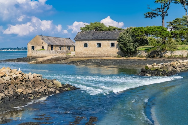 L'île de Berder en Bretagne dans le golfe du Morbihan