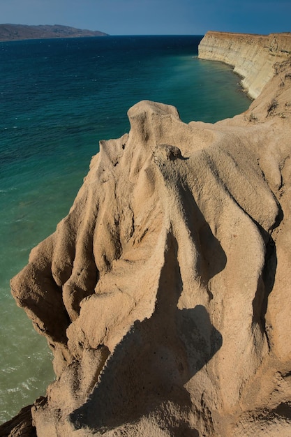 Photo Île de gokceada située dans la région de la mer égée. l'île appartient à la turquie.