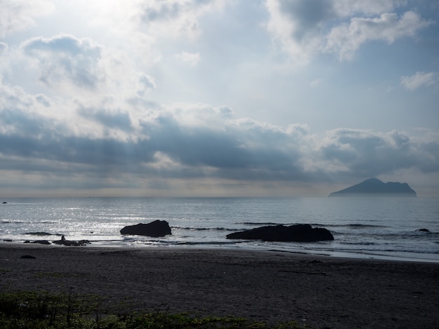 L'île de Guishan (tortue) à Yilan, à Taïwan.