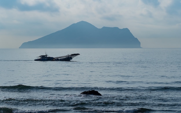 L'île de Guishan (tortue) à Yilan, à Taïwan.