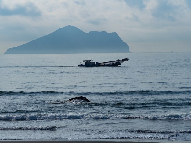 L'île de Guishan (tortue) à Yilan, à Taïwan.