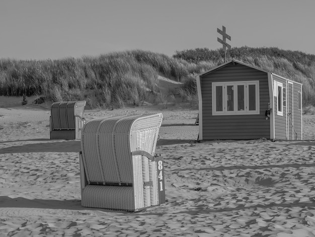 l'île de Juist dans la mer du Nord allemande