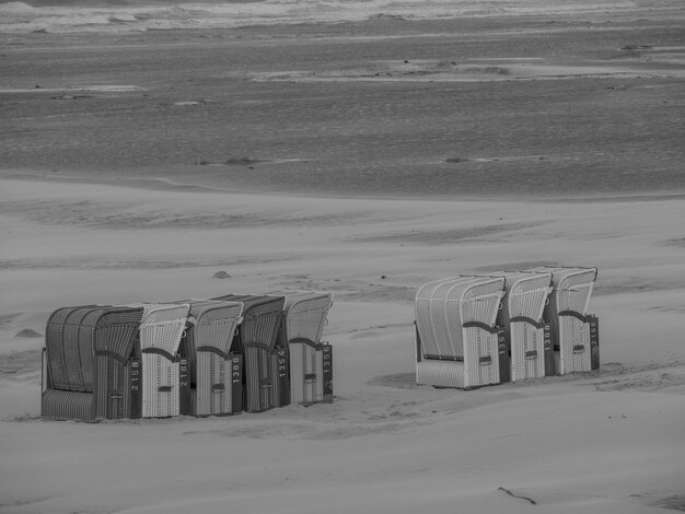 l'île de Juist dans la mer du Nord allemande