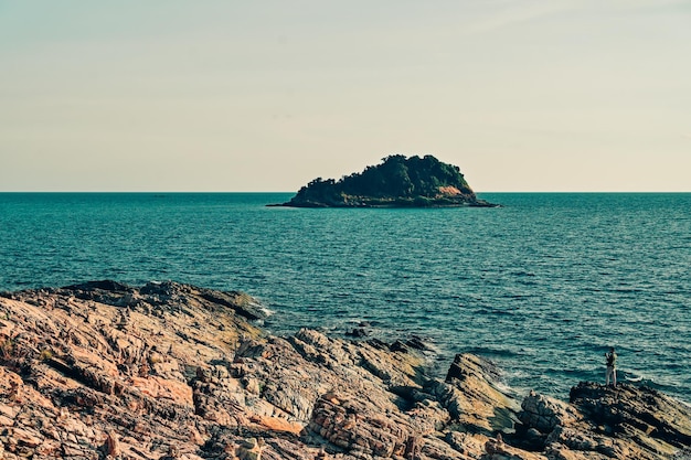 Photo l'île de koh samet en thaïlanderayong