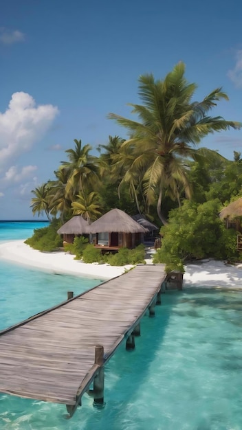 île des Maldives