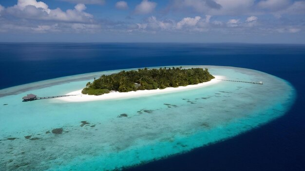 île des Maldives