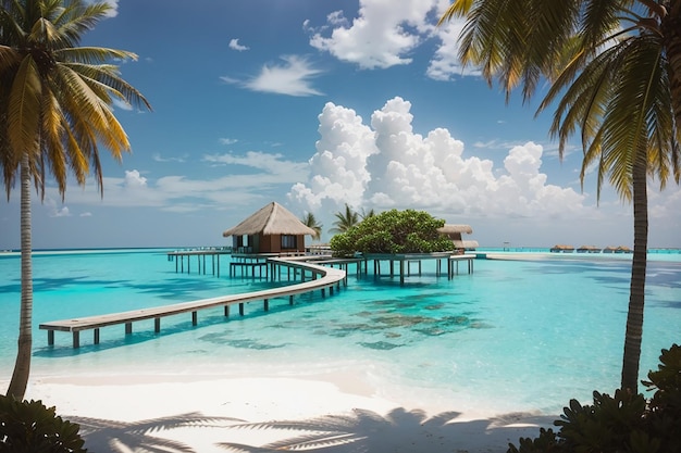 île des Maldives