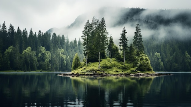 L'île Moody, un style suisse inspiré de la nature