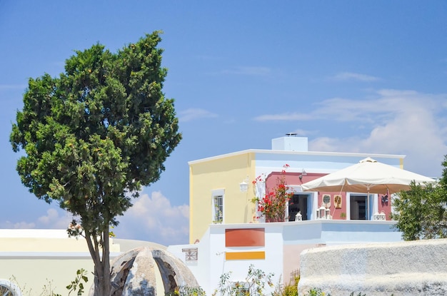 L'île pittoresque de Santorin en Grèce