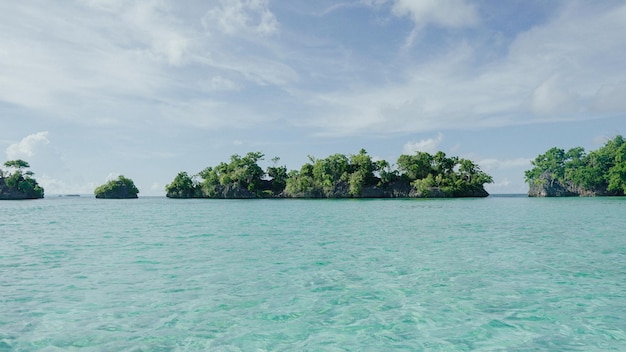 île avec plage de sable blanc