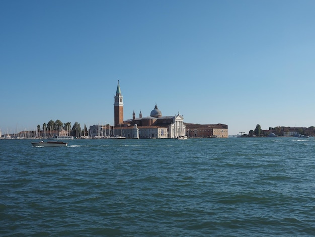 Photo l'île de san giorgio à venise