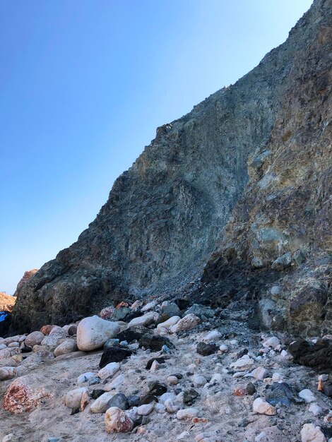 L'île de Suluada Turquie Stone Rocks. Voyage d'automne d'été.