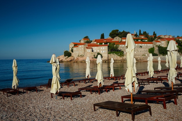 L'île de Sveti Stefan à Budva Monténégro