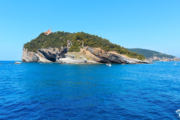 L'île de Tino La Spezia Italie