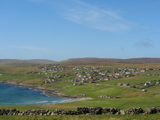 Photo les îles shetland