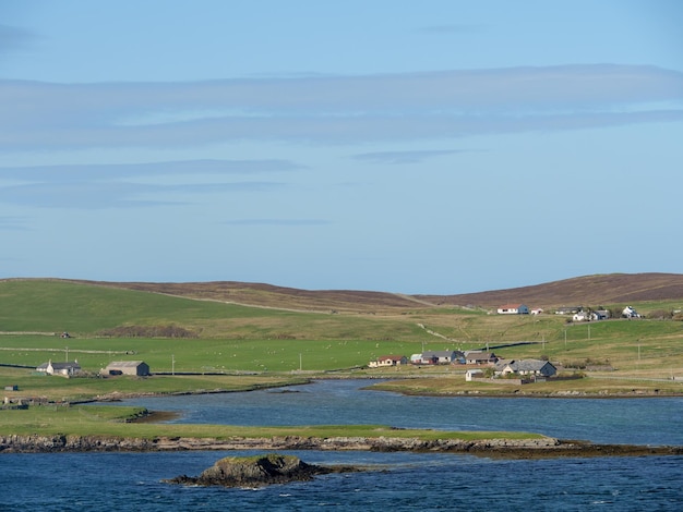 Photo les îles shetland.