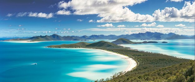 Les îles Whitsunday dans le Queensland, en Australie