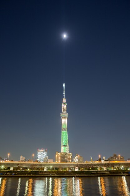 Illumination du ciel de Tokyo