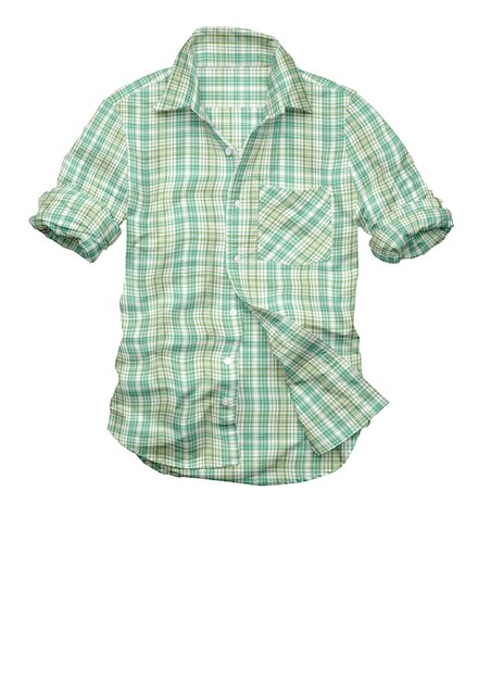 Illustration 3D chemise causale garçon d'été avec finition douce en coton