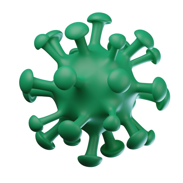 Illustration 3D du coronavirus