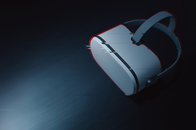 Illustration en 3D des lunettes de réalité virtuelle