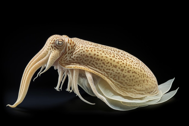 Illustration 3D de poisson-cueille isolé sur un fond blanc