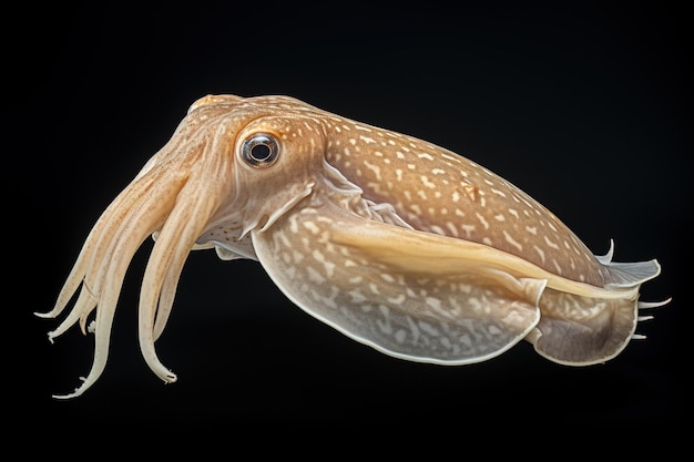 Illustration 3D de poisson-cueille isolé sur un fond blanc