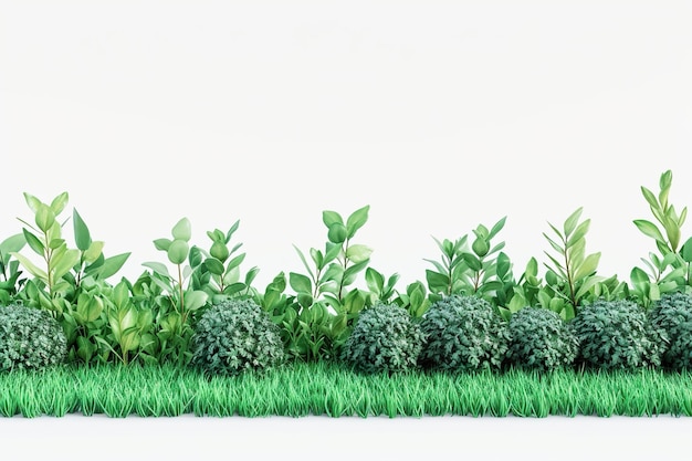 Illustration 3D sans couture à partir de plastique herbe verte buissons de pelouse plastique paysage isolé sur fond blanc non Texte ar 32 iw 2 v 6 ID de poste 7ede8861d4a744c98910893a8f5dd704