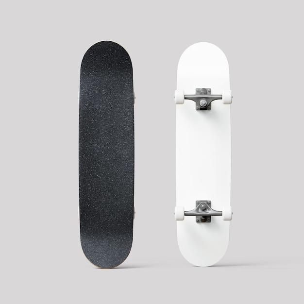 Photo illustration 3d skateboard isolé