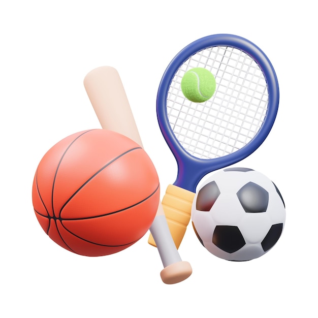 Illustration 3D de sport