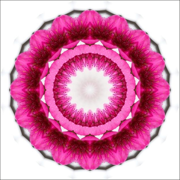 Illustration abstraite de fond radial symétrique