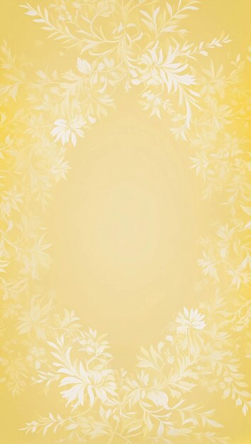 Illustration abstraite jaune brillant gradient simple papier peint courbe ornement floral décoration