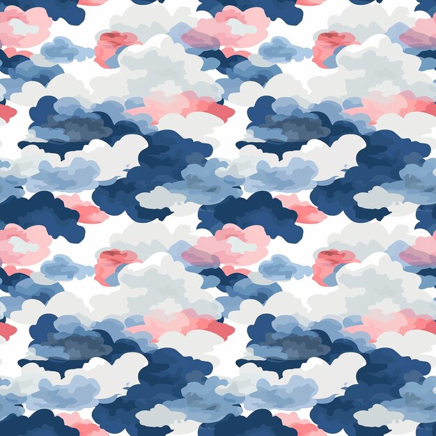 Illustration abstraite modèle nuages design du ciel rêveur