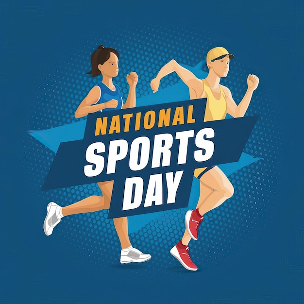 L'illustration de l'affiche de la fête nationale des sports
