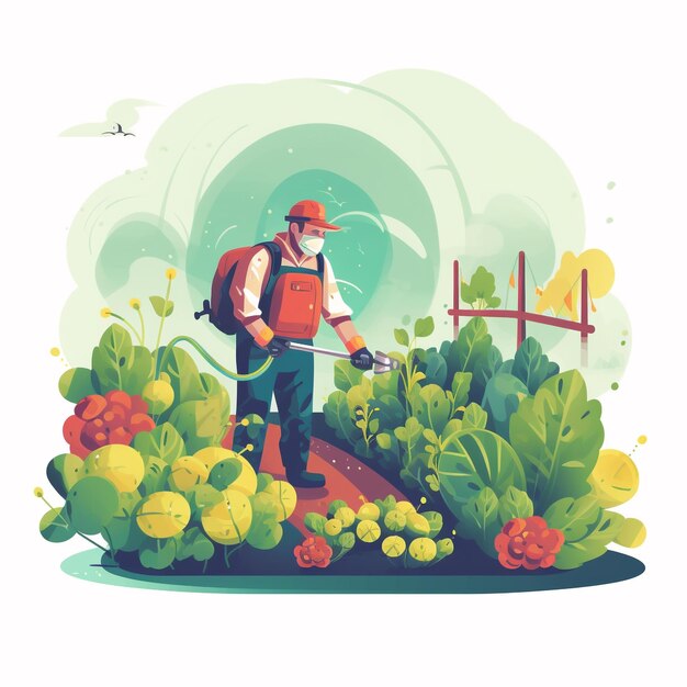 Illustration de l'agriculteur