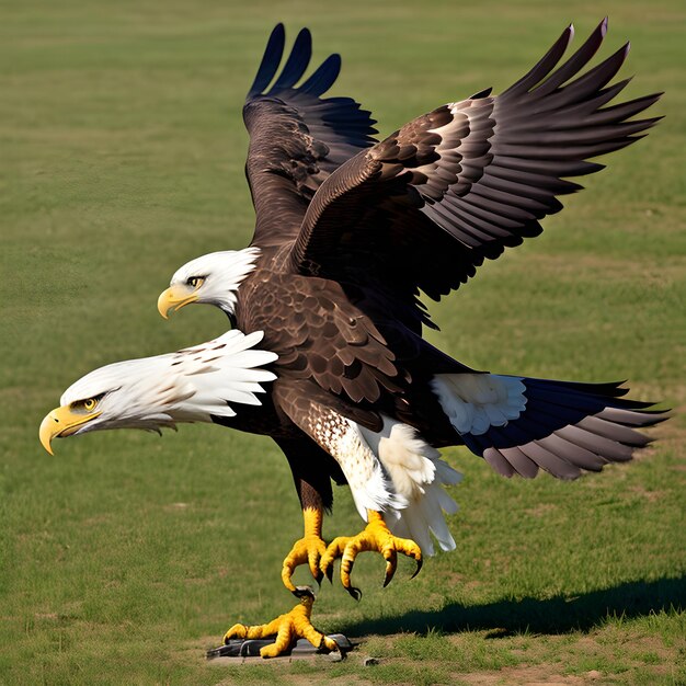 Photo l'illustration de l'aigle régal