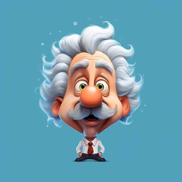 Illustration d'Albert Einstein