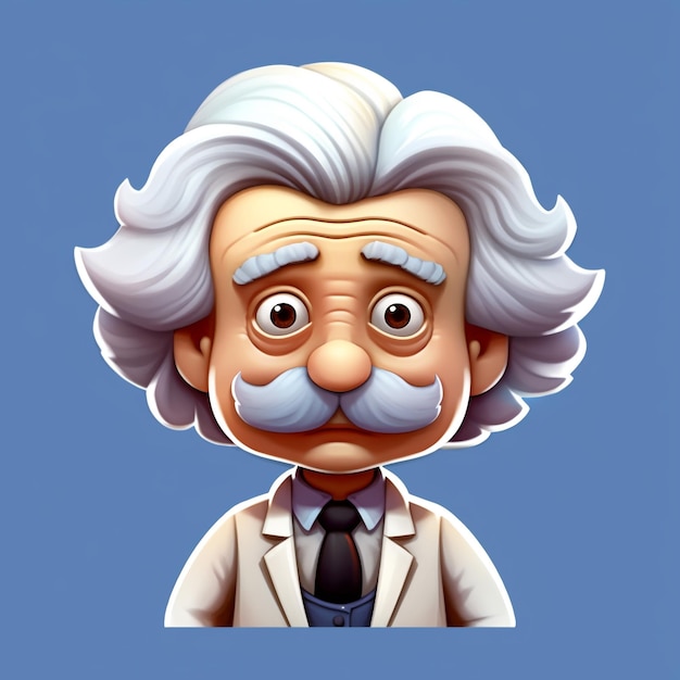 Illustration d'Albert Einstein