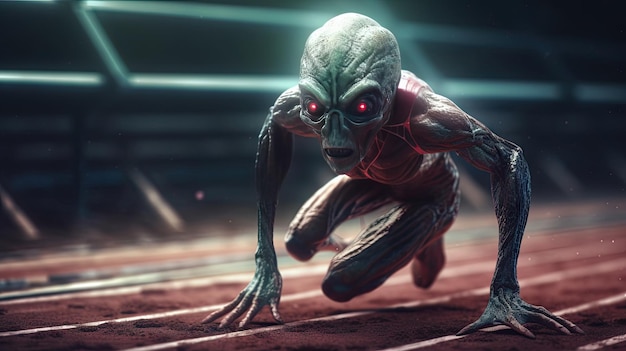 Illustration d'Alien Week 3D réaliste