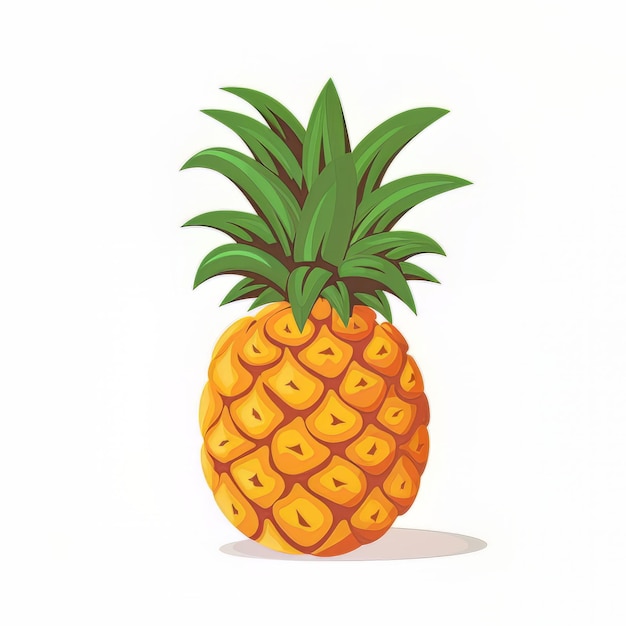 Illustration d'ananas aquarelle