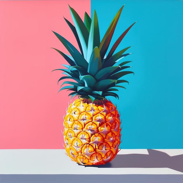 l'illustration de l'ananas