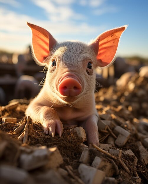 Illustration des animaux de la ferme